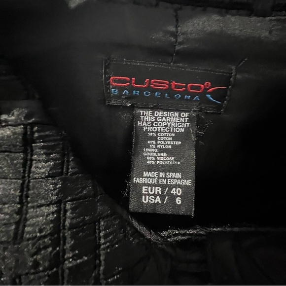 Custo Barcelona Multi Patch Print Trench Coat - Picture 7 of 8